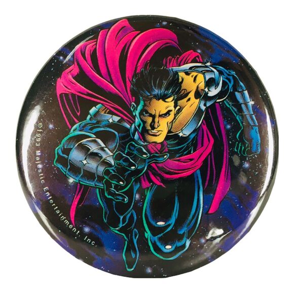 VTG 90s Comicon Promo Pinbacks Majestic Entertainment Tekno Comix Event Comics - Picture 2 of 9